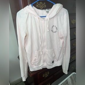 PINK light pink size small zip up